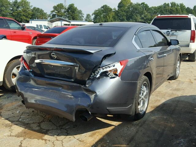 1N4AA51E09C831671 - 2009 NISSAN MAXIMA S GRAY photo 4