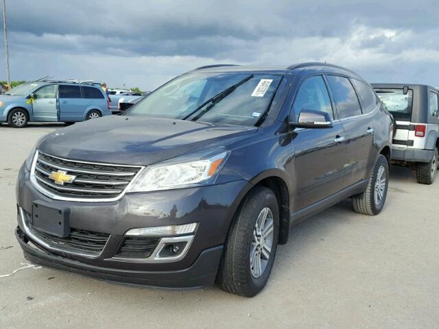 1GNKRHKD8GJ106625 - 2016 CHEVROLET TRAVERSE L GRAY photo 2