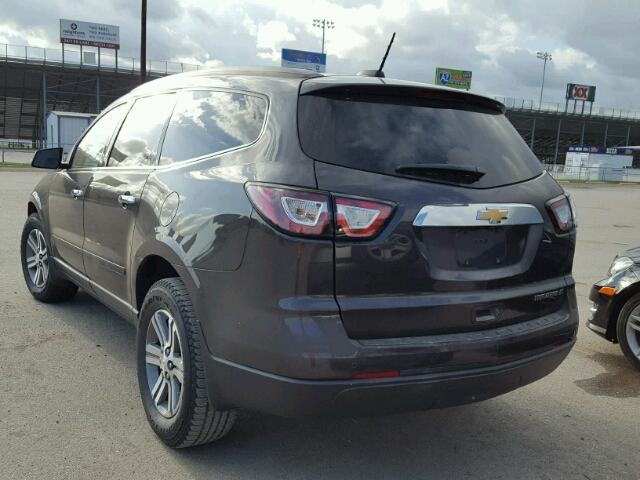 1GNKRHKD8GJ106625 - 2016 CHEVROLET TRAVERSE L GRAY photo 3