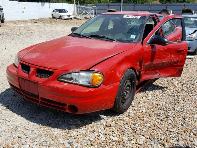 1G2NE52E35M222582 - 2005 PONTIAC GRAND AM S 红色 照片 2