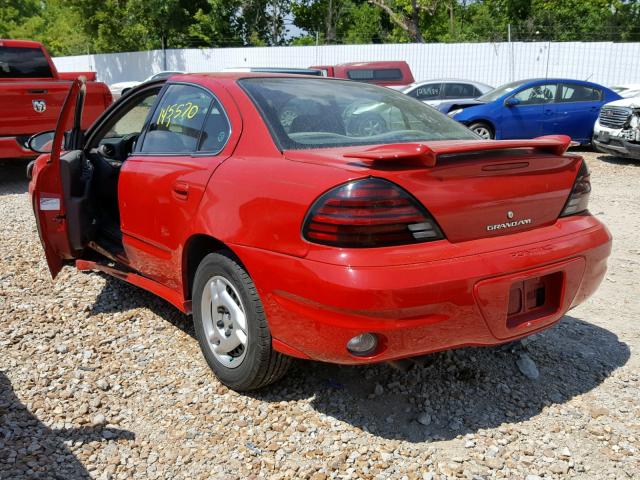 1G2NE52E35M222582 - 2005 PONTIAC GRAND AM S 红色 照片 3