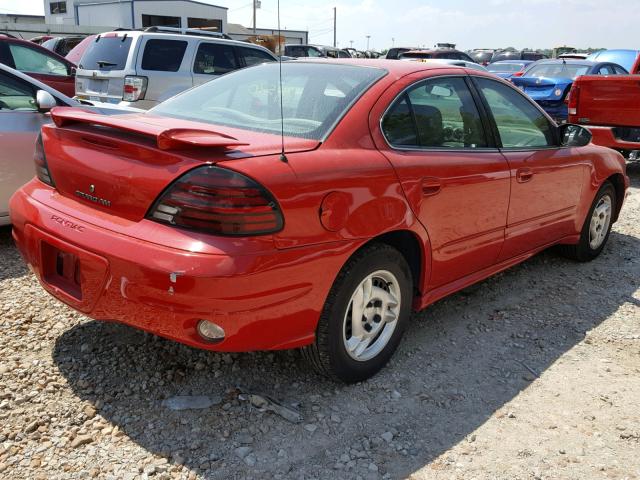 1G2NE52E35M222582 - 2005 PONTIAC GRAND AM S 红色 照片 4