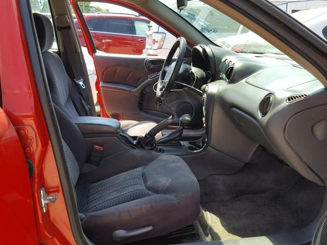 1G2NE52E35M222582 - 2005 PONTIAC GRAND AM S 红色 照片 5