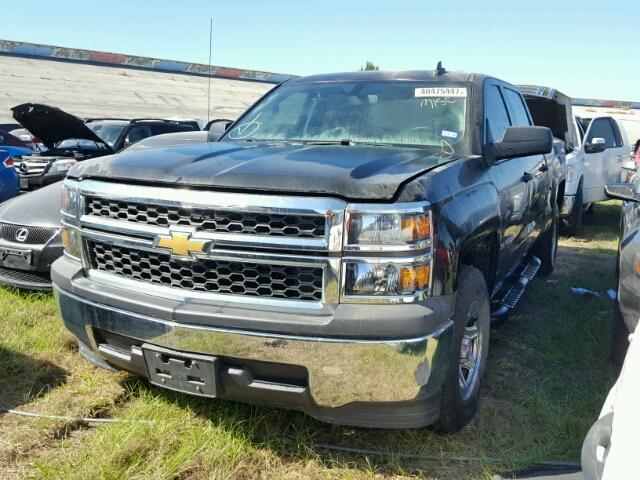 3GCPCPEH0FG456095 - 2015 CHEVROLET SILVERADO BLACK photo 2