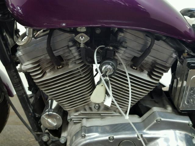 1HD4CEM101K150140 - 2001 HARLEY-DAVIDSON XL883 HUGG PURPLE photo 6