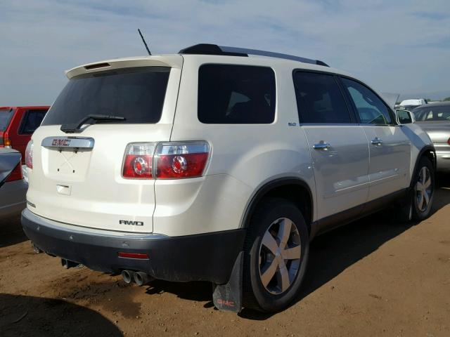 1GKLVMED3AJ179314 - 2010 GMC ACADIA SLT 白色 照片 4