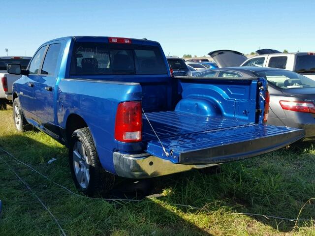 1D3HB13P79S754419 - 2009 DODGE RAM 1500 BLUE photo 3