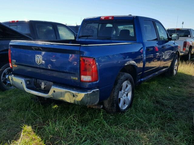 1D3HB13P79S754419 - 2009 DODGE RAM 1500 BLUE photo 4