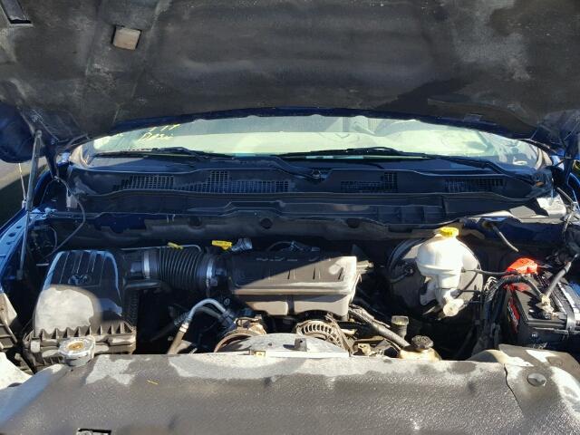 1D3HB13P79S754419 - 2009 DODGE RAM 1500 BLUE photo 7