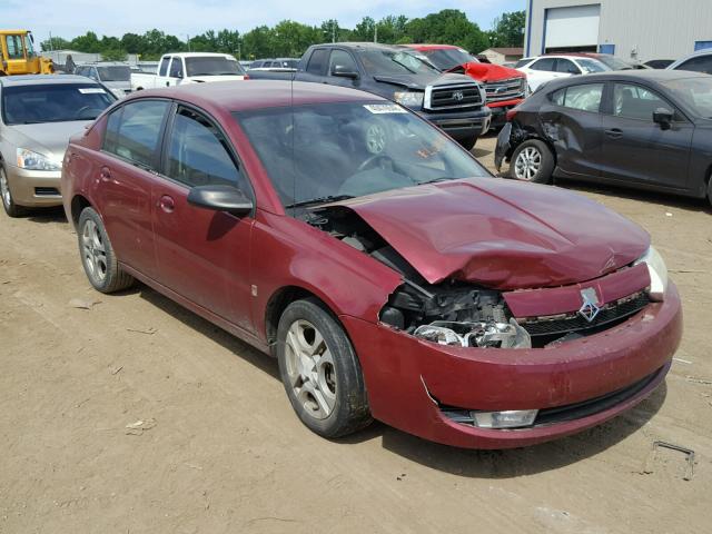 1G8AL52F54Z210583 - 2004 SATURN ION LEVEL RED photo 1