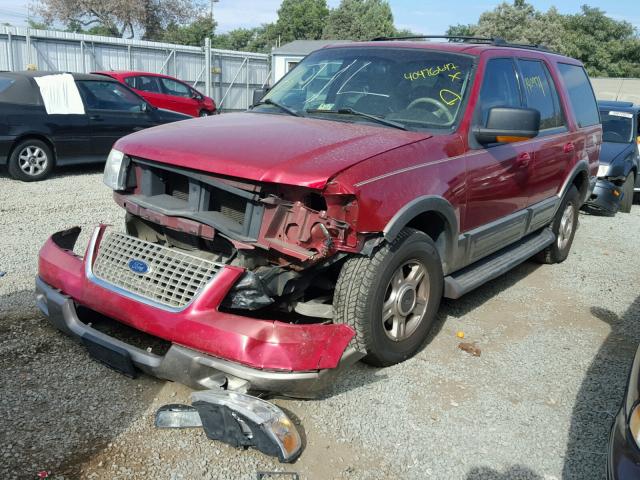 1FMRU17W73LA46922 - 2003 FORD EXPEDITION RED photo 2