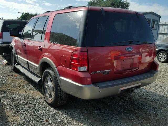 1FMRU17W73LA46922 - 2003 FORD EXPEDITION RED photo 3