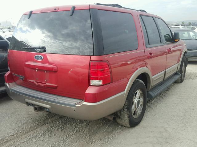 1FMRU17W73LA46922 - 2003 FORD EXPEDITION RED photo 4