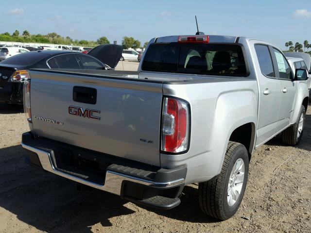 1GTG5CEN1J1247528 - 2018 GMC CANYON SLE SILVER photo 4