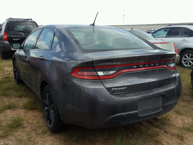 1C3CDFFA8GD821732 - 2016 DODGE DART SXT S GRAY photo 3