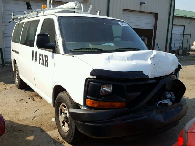 1GCFG15XX71231011 - 2007 CHEVROLET EXPRESS G1 WHITE photo 1