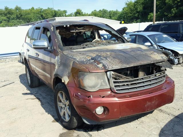 1A8HW58N38F127454 - 2008 CHRYSLER ASPEN LIMI BURGUNDY photo 1