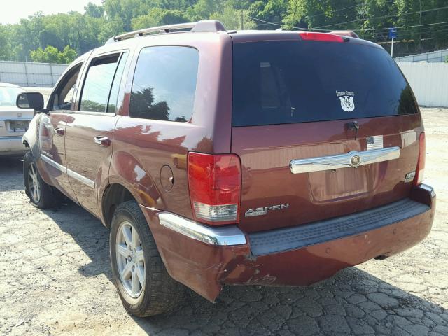 1A8HW58N38F127454 - 2008 CHRYSLER ASPEN LIMI 勃艮第红 照片 3