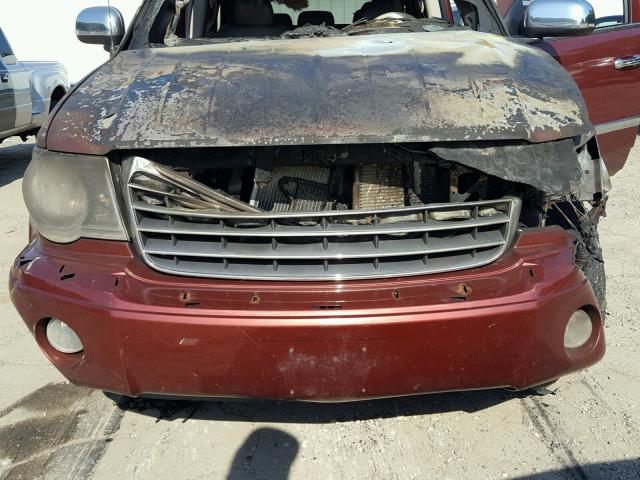 1A8HW58N38F127454 - 2008 CHRYSLER ASPEN LIMI BURGUNDY photo 7