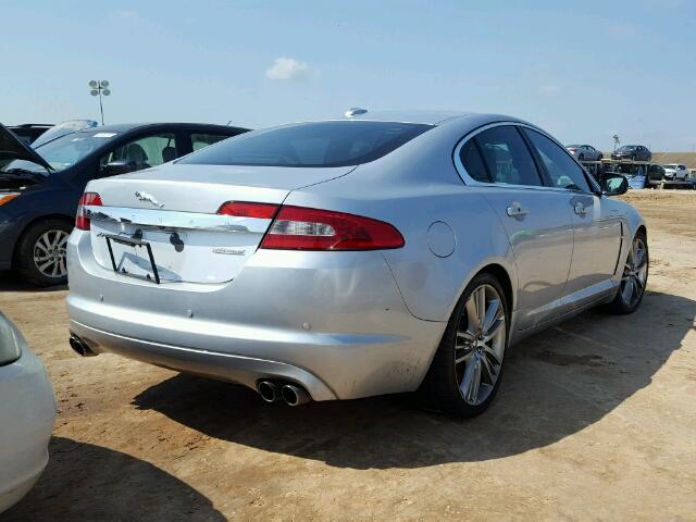 SAJWA0HE4BMR99727 - 2011 JAGUAR XF SILVER photo 4