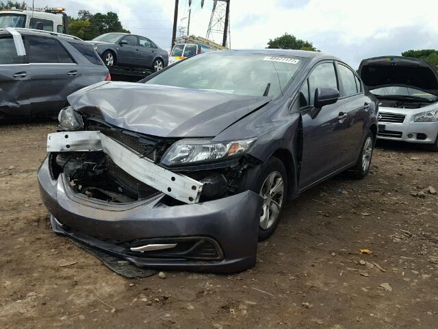 2HGFB2F58FH502876 - 2015 HONDA CIVIC CHARCOAL photo 2