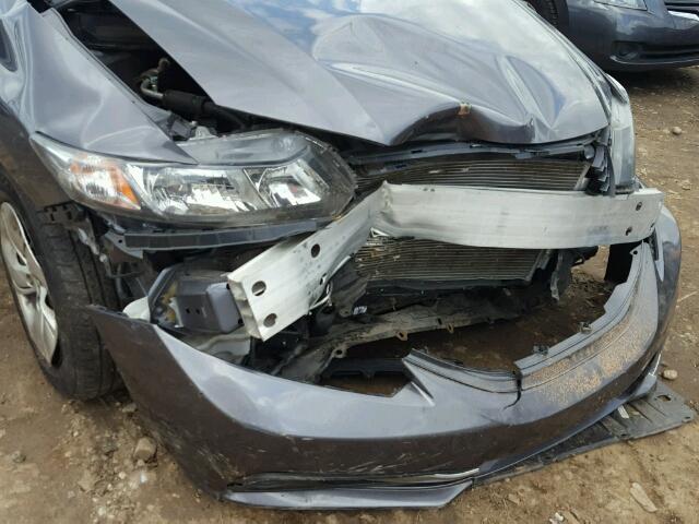 2HGFB2F58FH502876 - 2015 HONDA CIVIC CHARCOAL photo 9