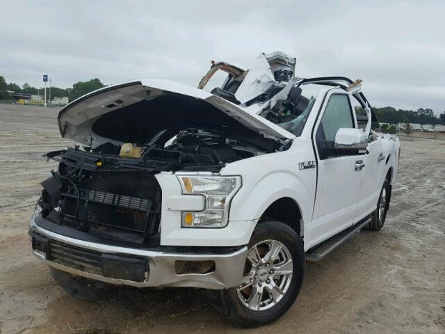 1FTEW1CF7FKD32816 - 2015 FORD F150 SILVER photo 2