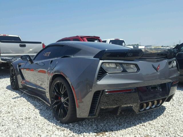 1G1YR2D68F5602037 - 2015 CHEVROLET CORVETTE S GRAY photo 3