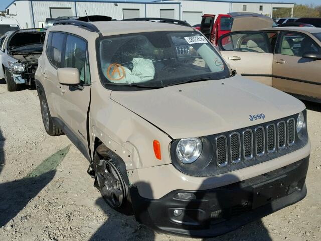 ZACCJABH5FPC21244 - 2015 JEEP RENEGADE L TAN photo 1