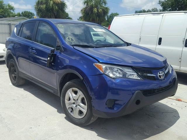 2T3BFREV4FW331877 - 2015 TOYOTA RAV4 LE BLUE photo 1