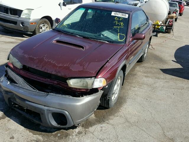 4S3BD6854X7257728 - 1999 SUBARU LEGACY 30T BURGUNDY photo 2