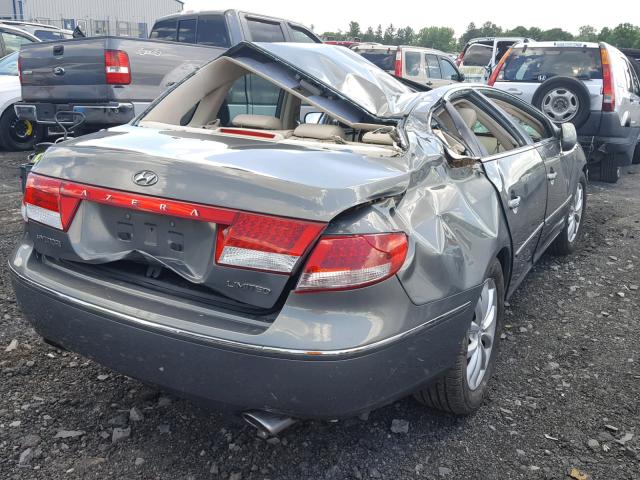 KMHFC46F96A047370 - 2006 HYUNDAI AZERA SE GREEN photo 4