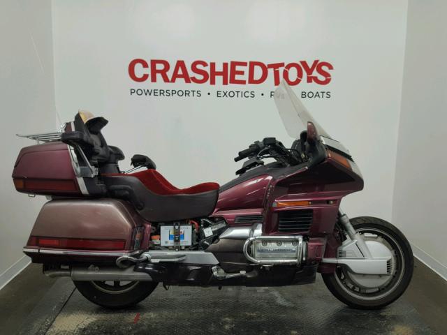 1HFSC2201KA107375 - 1989 HONDA GL1500 MAROON photo 1