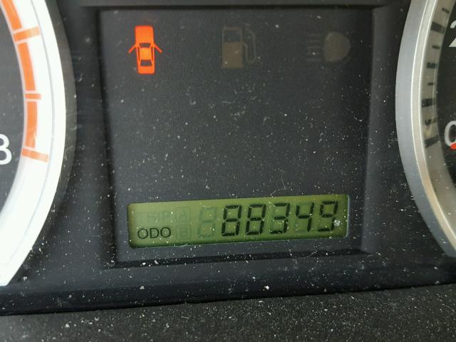 KL1TD56E09B356961 - 2009 CHEVROLET AVEO LS RED photo 8