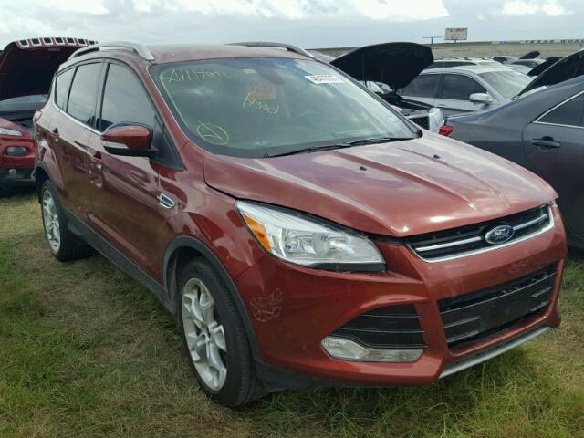 1FMCU0J94EUB00290 - 2014 FORD ESCAPE TIT RED photo 1