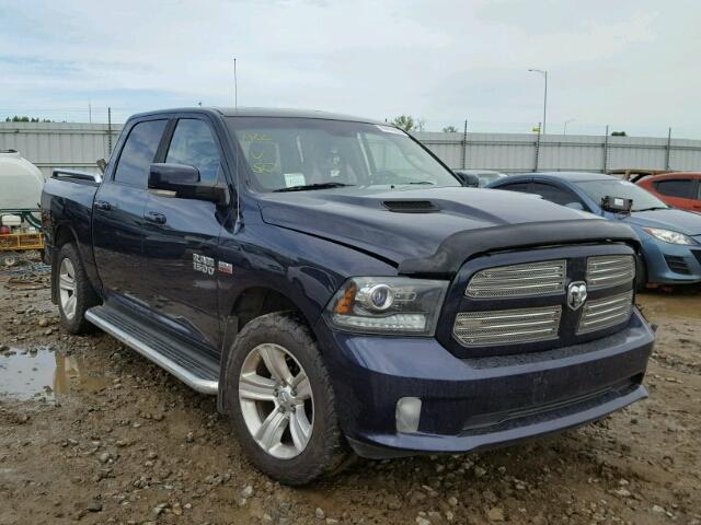 1C6RR7MT6DS631766 - 2013 RAM 1500 SPORT BLUE photo 1