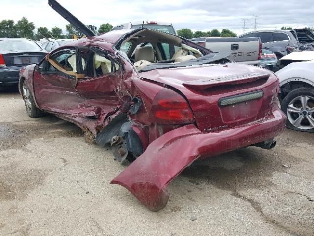 2G2WR584771173294 - 2007 PONTIAC GRAND PRIX MAROON photo 3