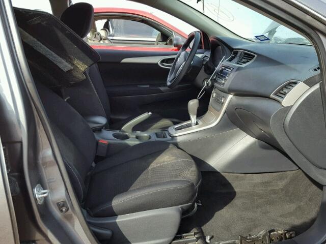 3N1AB7AP4FY227678 - 2015 NISSAN SENTRA S GRAY photo 5