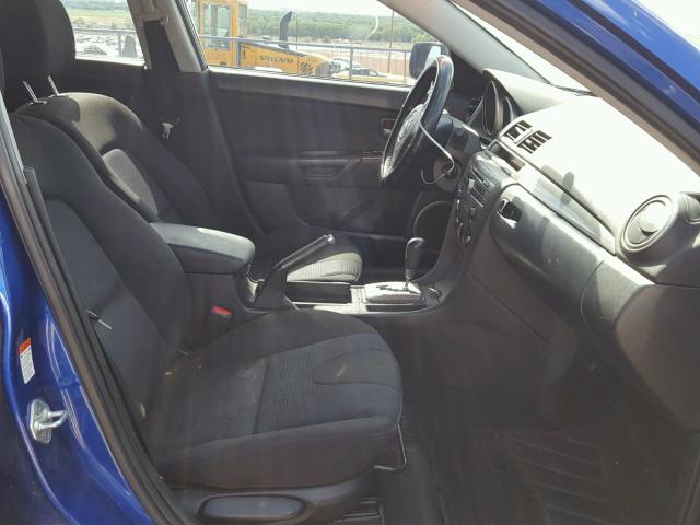 JM1BK323371662638 - 2007 MAZDA 3 S BLUE photo 5