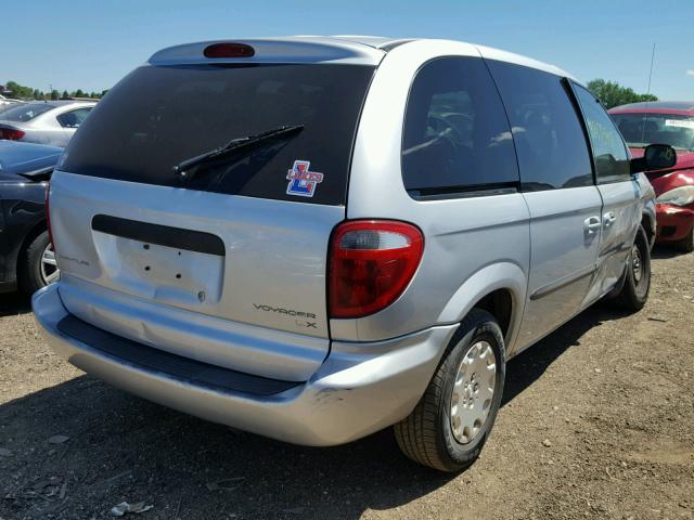 1C4GJ25B73B265363 - 2003 CHRYSLER VOYAGER SILVER photo 4