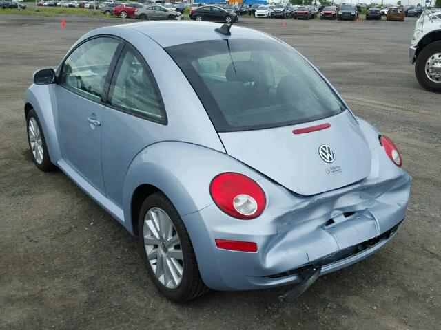 3VWRW21C19M507930 - 2009 VOLKSWAGEN NEW BEETLE 蓝色 照片 3
