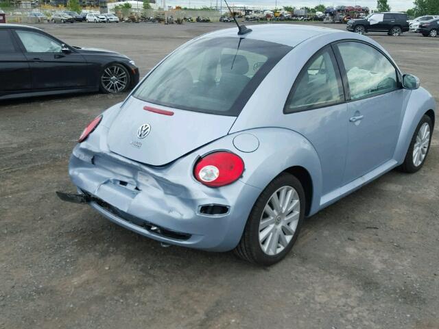 3VWRW21C19M507930 - 2009 VOLKSWAGEN NEW BEETLE 蓝色 照片 4