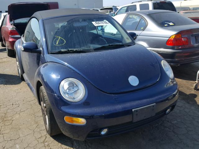 3VWCD31Y14M322718 - 2004 VOLKSWAGEN NEW BEETLE 蓝色 照片 1