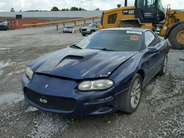 2G1FP22G722157708 - 2002 CHEVROLET CAMARO Z28 BLUE photo 2