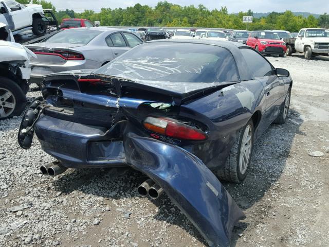 2G1FP22G722157708 - 2002 CHEVROLET CAMARO Z28 BLUE photo 4