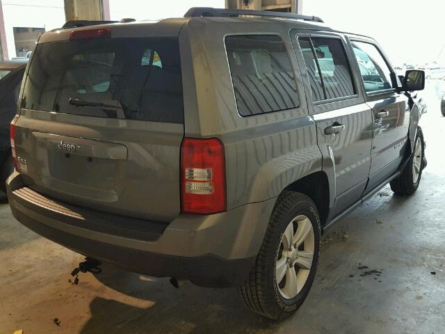 1C4NJRBB8DD228896 - 2013 JEEP PATRIOT SP GRAY photo 4