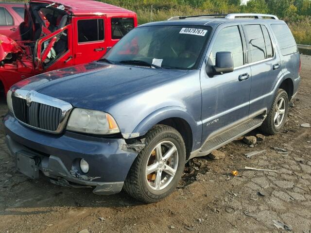 5LMEU78H13ZJ47997 - 2003 LINCOLN AVIATOR BLUE photo 2