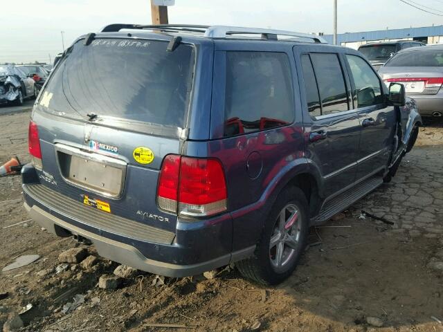 5LMEU78H13ZJ47997 - 2003 LINCOLN AVIATOR BLUE photo 4