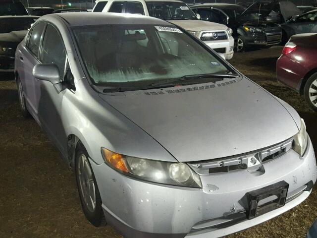 2HGFA16547H309431 - 2007 HONDA CIVIC GRAY photo 1