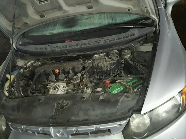 2HGFA16547H309431 - 2007 HONDA CIVIC GRAY photo 7